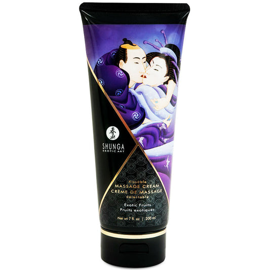 Shunga – Crème de massage Fruits Exotiques – 200 ml