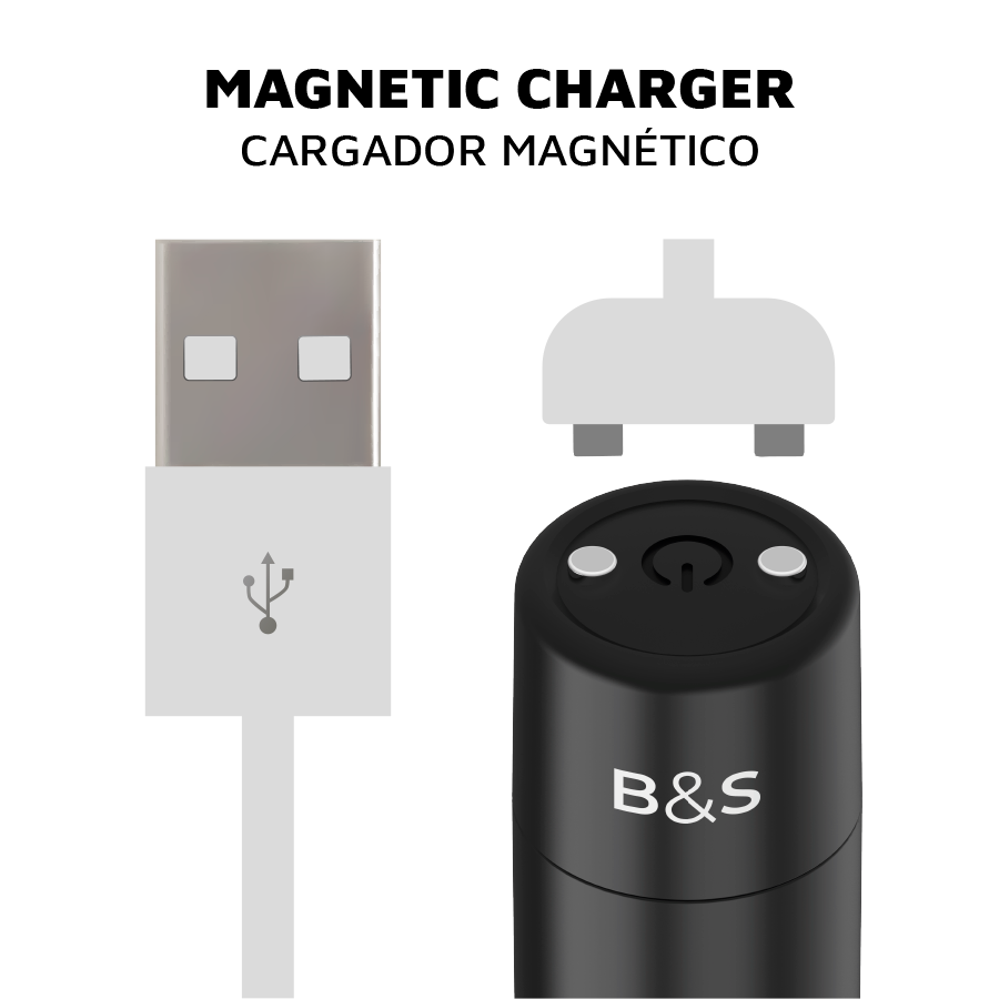 Balle magnétique vibrante Kernex 2 – Black&Silver