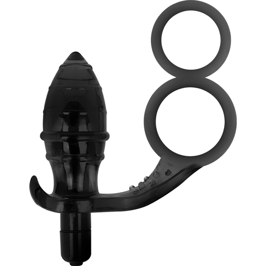 Plug anal avec double anneau – Addicted Toys