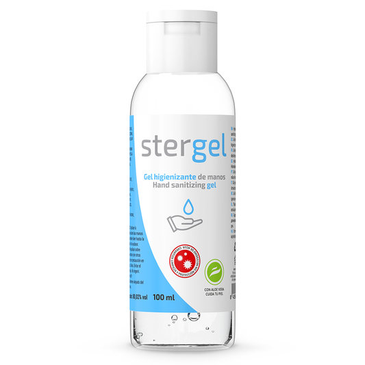 Stergel – Gel hydroalcoolique mains aloe vera – 100 ml