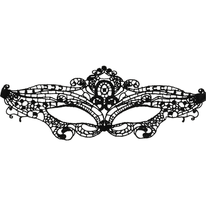 Coquette Chic Désir – Masque en fine dentelle noire – Vision réduite & éveil des sens