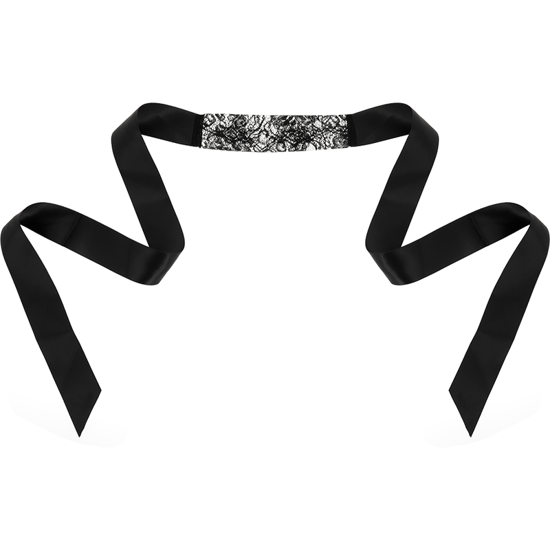 Coquette Chic Désir – Masque en dentelle avec ruban – Vision tamisée & éveil des sens