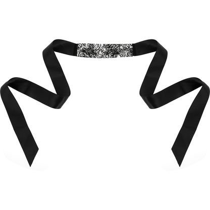 Coquette Chic Désir – Masque en dentelle avec ruban – Vision tamisée & éveil des sens