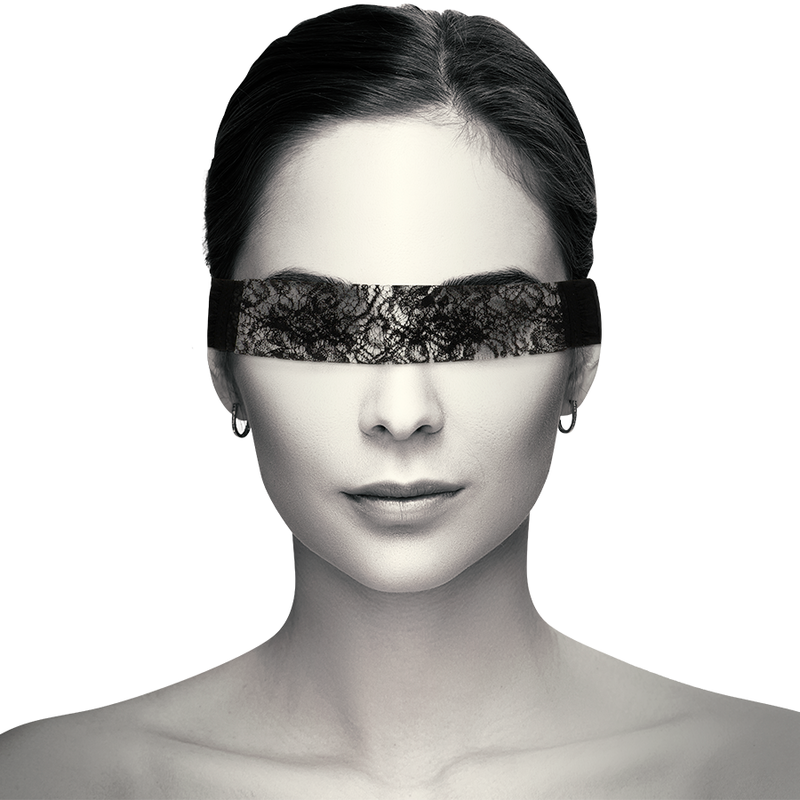 Coquette Chic Désir – Masque en dentelle avec ruban – Vision tamisée & éveil des sens