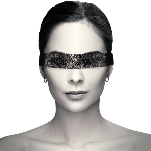 Coquette Chic Désir – Masque en dentelle avec ruban – Vision tamisée & éveil des sens