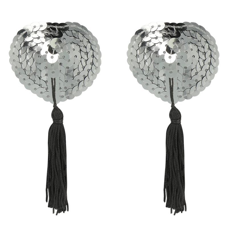 Coquette Chic Désir – Cache-tétons argent