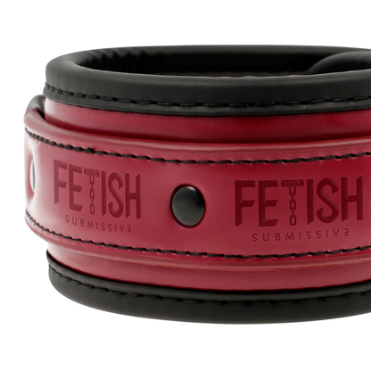 Fetish Submissive – Menottes en cuir avec doublure néoprène