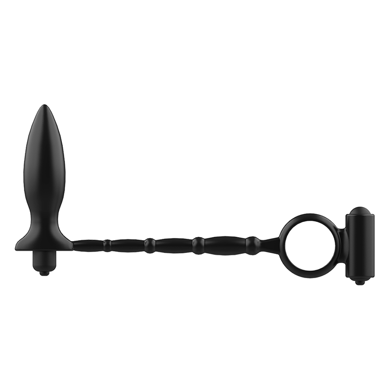 Plug anal avec anneau vibrant – Addicted Toys – Stimulation anale et clitoridienne