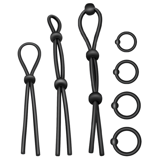 Ensemble d’anneaux péniens – Addicted Toys – 7 tailles en silicone